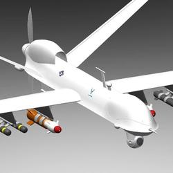 【飞行模型】简易uav-drone无人机模型3D图纸 Solidworks设计