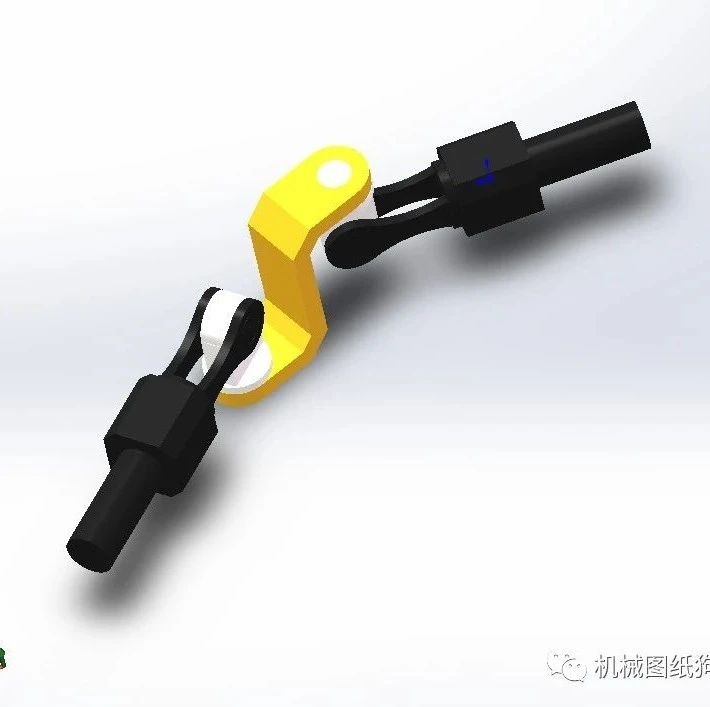 【精巧机构】Angular Transmitor角度变换传动机构3D图纸 f3d sat格式