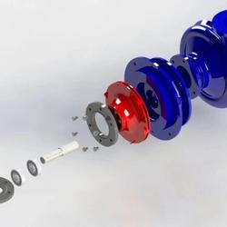 【工程机械】impulsor涡轮脉冲发生器3D图纸 Solidworks设计