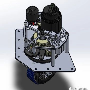 【工程机械】frc 5987 2020机器人转向轮3D图纸  附STEP