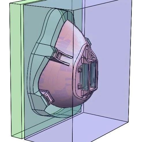 【工程机械】Marzouk面罩口罩模具3D图纸 Solidworks2019 附STEP