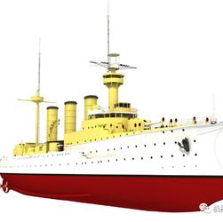 【海洋船舶】莱比锡号轻巡洋舰模型3D图纸 RHINO设计 附STP