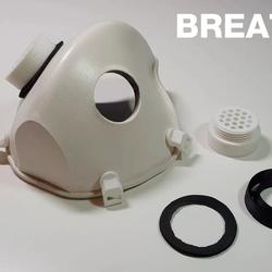 【医疗器械】带过滤器的呼吸面罩(V2)3D打印图纸 STL STEP格式