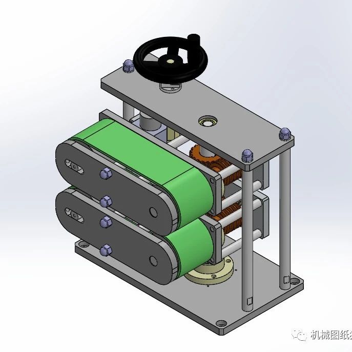 【工程机械】管道导向机构3D图纸 STEP格式