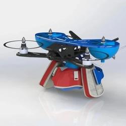 【飞行模型】LifeLine四轴无人机3D图纸 STEP格式