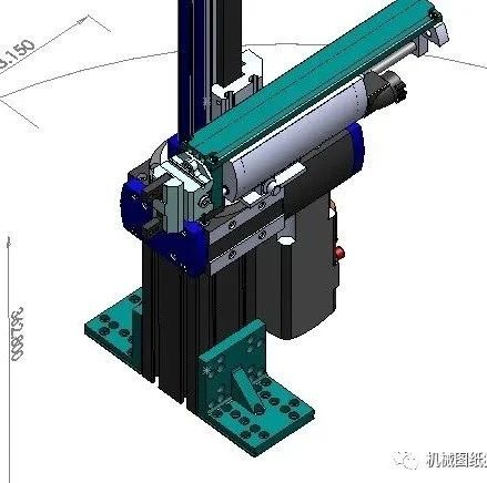 【机器人】cylindrical robot圆柱坐标机器人3D图纸 Solidworks设计