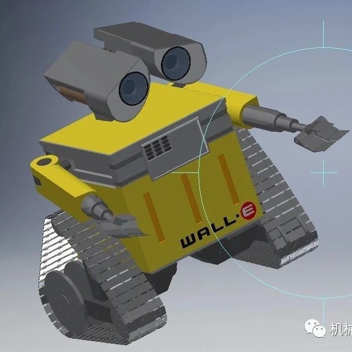 【机器人】机器人瓦力WALL-E模型3D图纸 INVENTOR设计