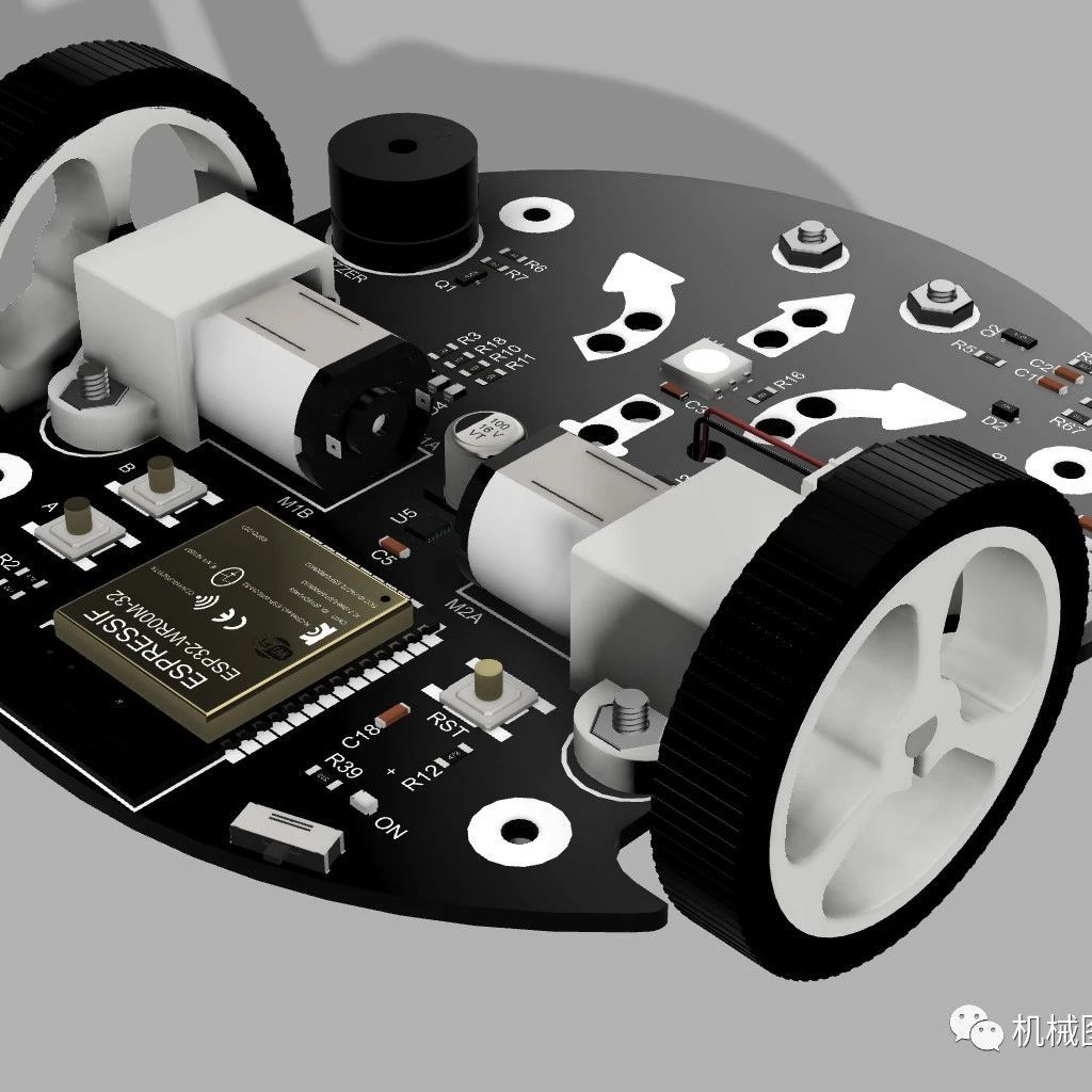 【其他车型】Robot Educacional教育机器人3D数模图纸 STEP格式