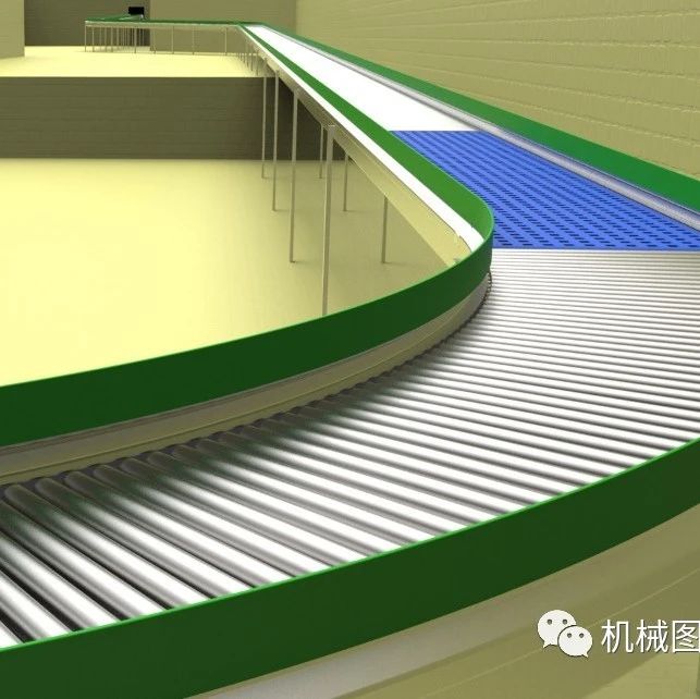 【非标数模】long conveyor line长输送线模型3D图纸 CATIA设计 附stp