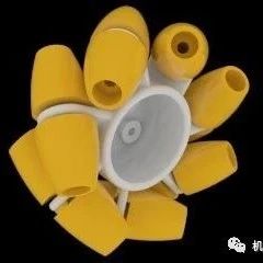 【工程机械】omni wheel分瓣式麦克纳姆轮3D数模图纸 Solidworks设计