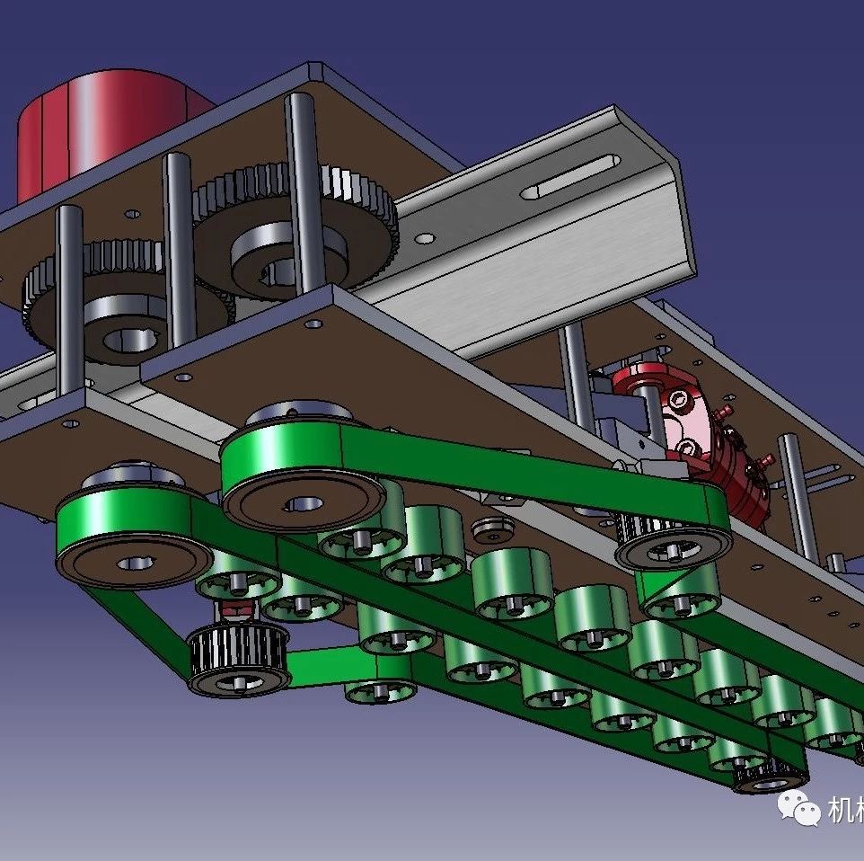 【工程机械】belt clamp conveyor带式输送机部分结构3D图纸 CATIA stp