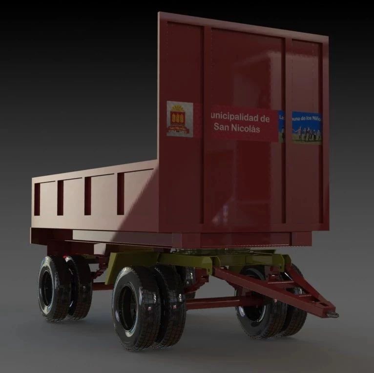【工程机械】COLOSO重型拖车模型3D图纸 IGS格式