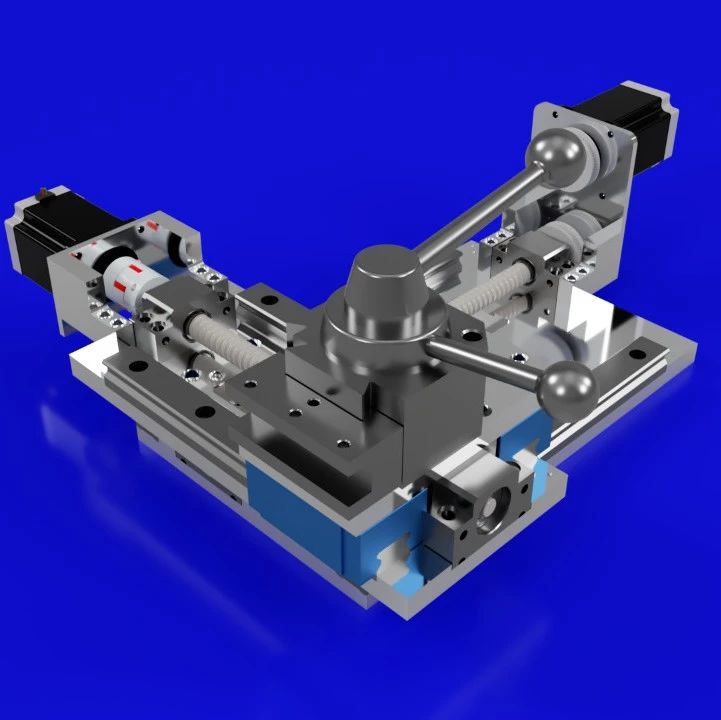 【工程机械】车床数控工作台附件3D数模图纸 STP格式