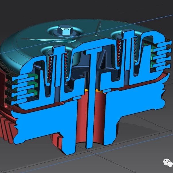 【工程机械】clutch-77离合器模型3D图纸 UG设计