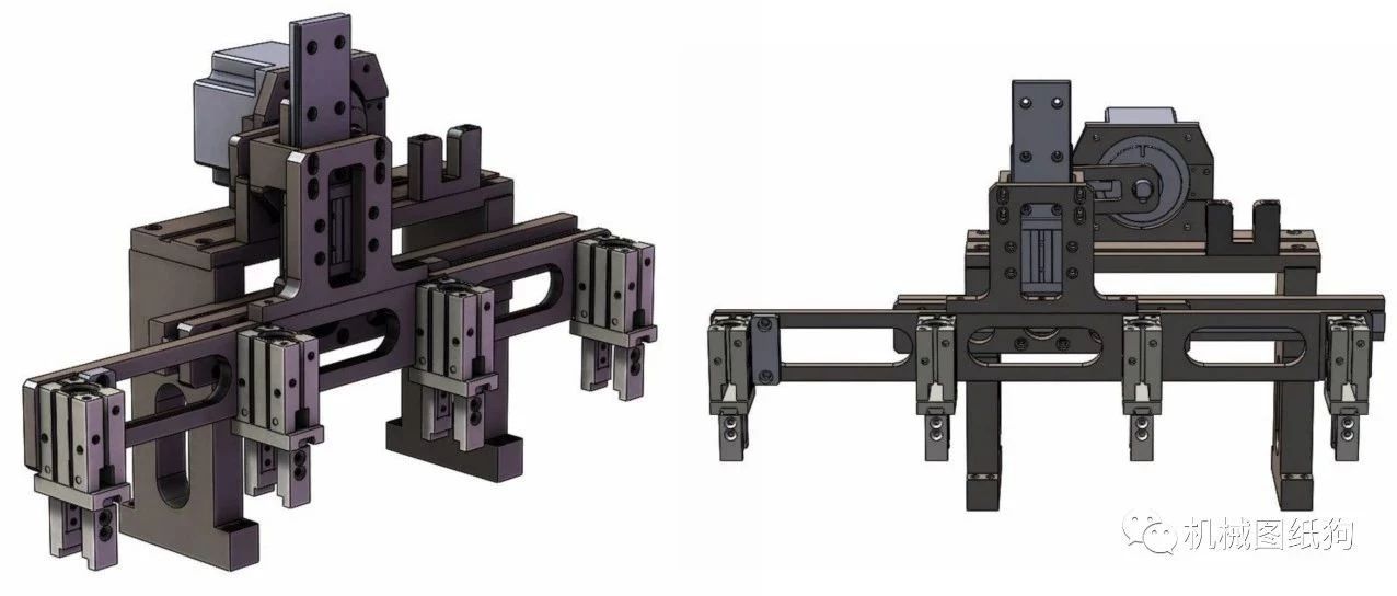 【非标数模】Parallel Transfer并行传送机构3D图纸 Solidworks设计 