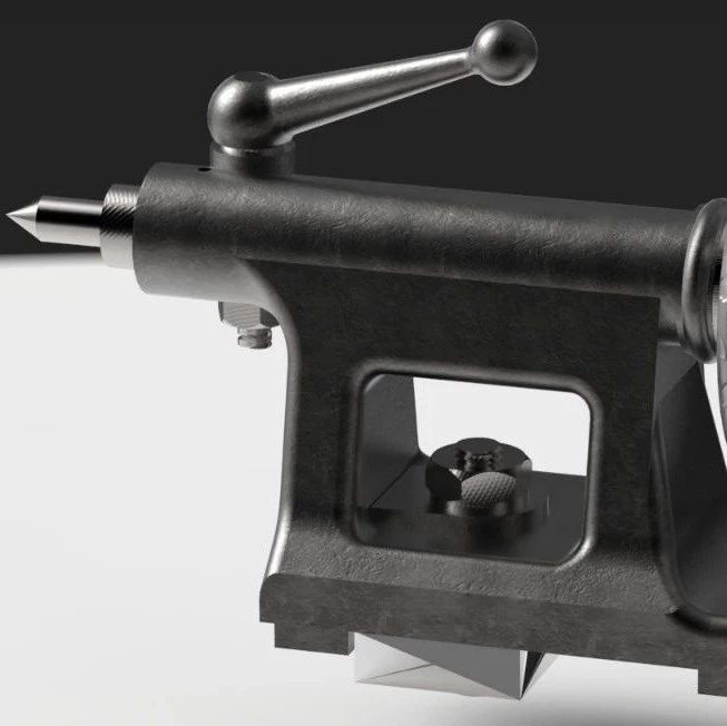 【工程机械】lathe tail stock车床尾座3D图纸 Solidworks设计