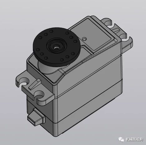 【发动机电机】DS3218MG伺服电机造型模型3D图纸 STP格式