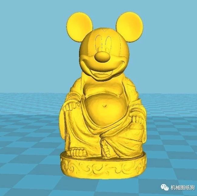 【3D打印】弥勒鼠模型3D打印图纸 STL格式