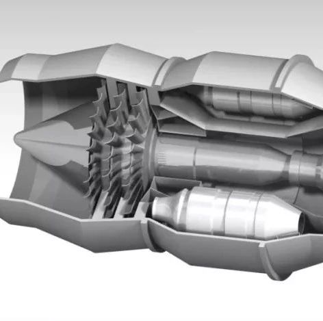 【发动机电机】turbo jet engine涡轮喷气发动机演示结构3D图纸 CATIA设计