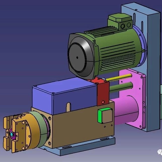 【工程机械】TGD 35组合机床通用部件镗车头3D图纸 IGS格式