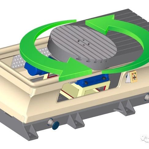 【工程机械】移动夹紧旋转台3D图纸 STP格式