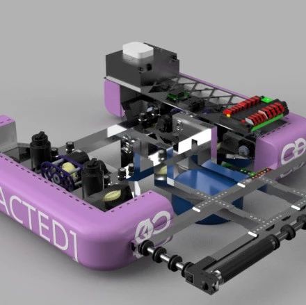 【机器人】CADAthon 2019 430号机器人车3D图纸 STEP格式