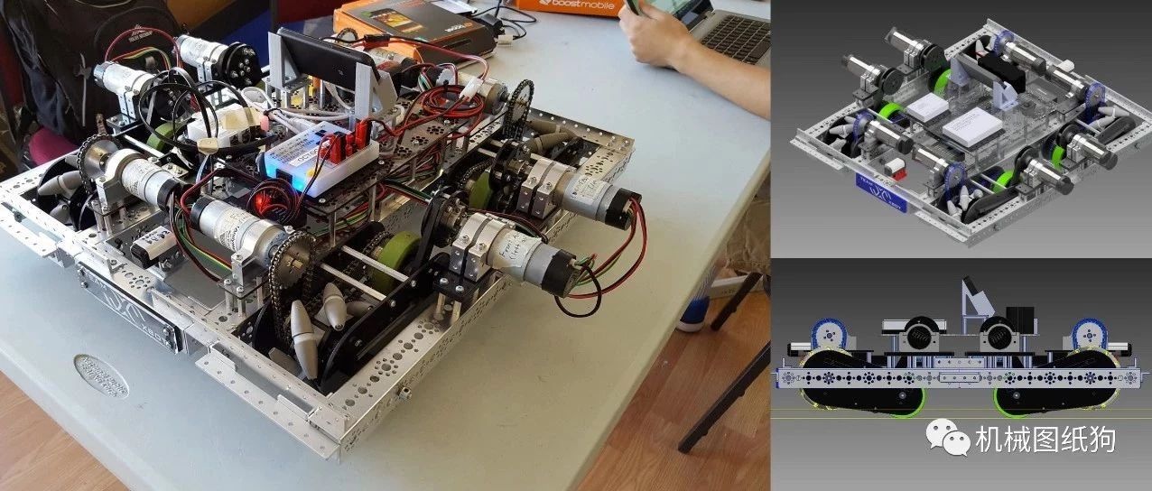 【机器人】Octocanum drive麦克纳姆轮机器人车底盘3D数模图纸 STEP格式
