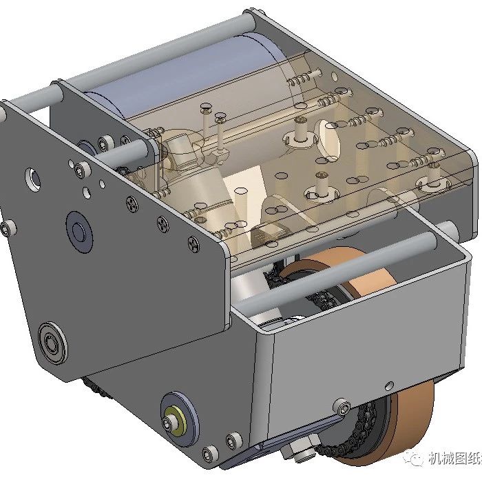 【机器人】FRC Cctocanum驱动轮模型3D图纸 Solidworks设计 附STEP