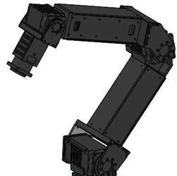 【机器人】RM P60 RNH机械臂模型3D图纸 STEP格式
