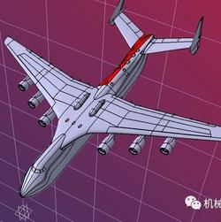 【飞行模型】安-225 Antonov运输机飞行模型3D图纸 CATIA设计