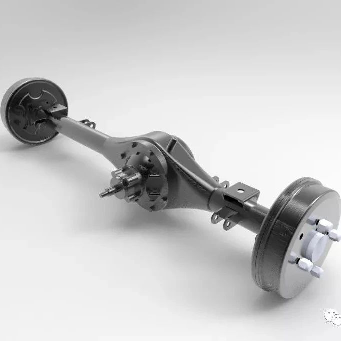 【工程机械】Gardan Tosa汽车车轴车桥简易模型3D图纸 Solidworks设计