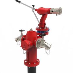 【工程机械】带监控器的消防栓3D数模图纸 STP格式