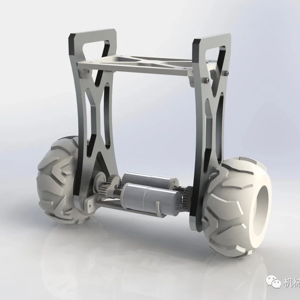 【机器人】balance robot平衡机器人简易结构3D图纸 Solidworks设计