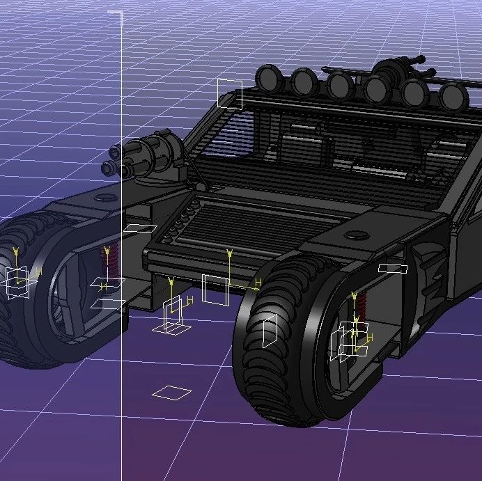 【汽车轿车】blade runner 2049跑车模型3D图纸 CATIA设计