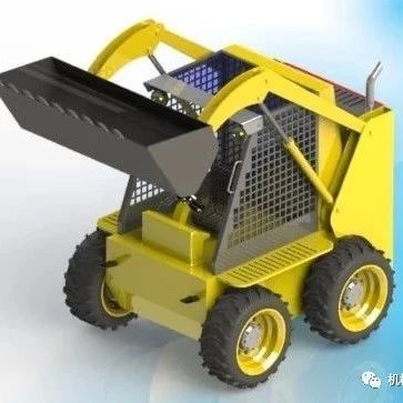 【工程机械】bobcat山猫小型装载机模型3D图纸 Solidworks设计