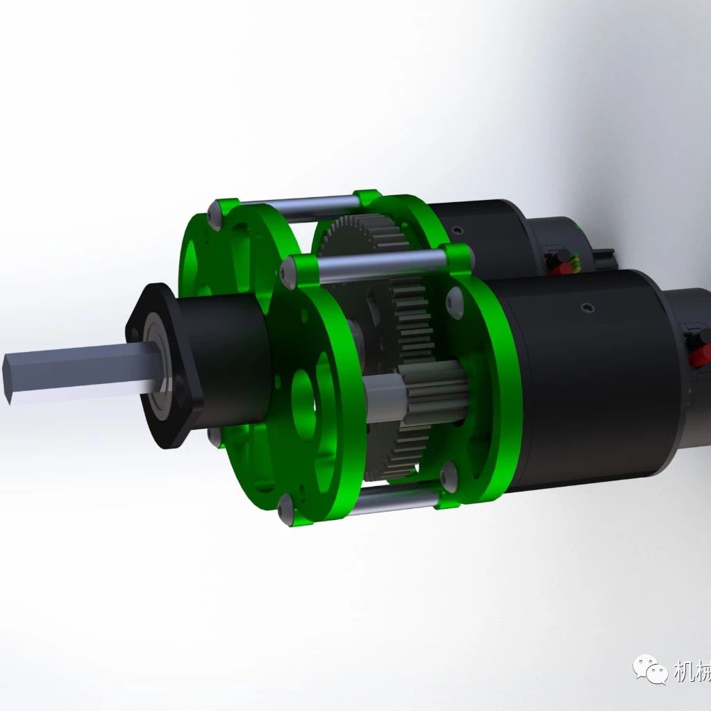 【差减变速器】FRC 3200传动齿轮箱3D数模图纸 STEP格式