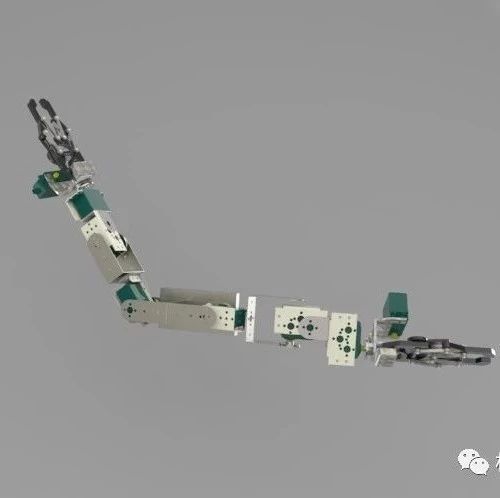 【机器人】蛇形机器机械爪机械臂3D数模图纸 Solidworks设计