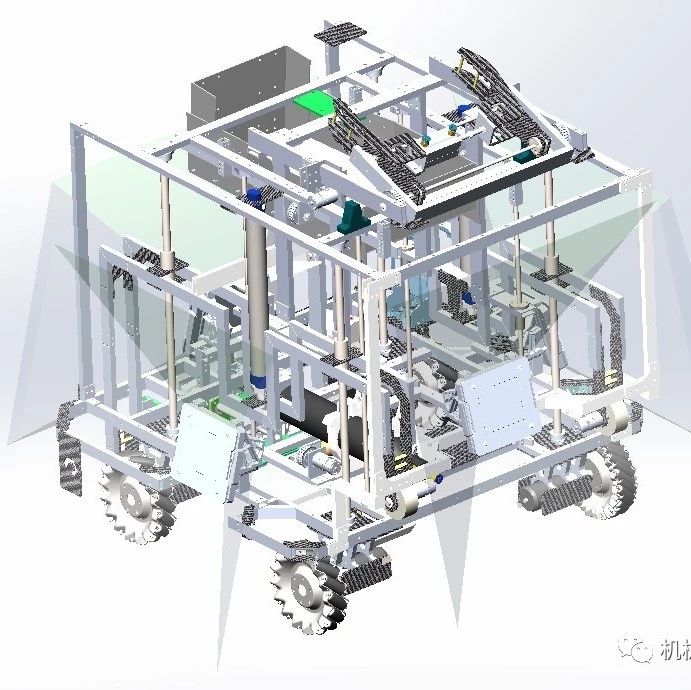 【机器人】深大RP RoboMaster麦克纳姆轮战车机器人3D图纸 Solidworks设计