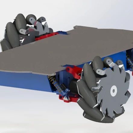 【工程机械】toy car麦克纳姆轮底盘简易结构3D图纸 STEP格式