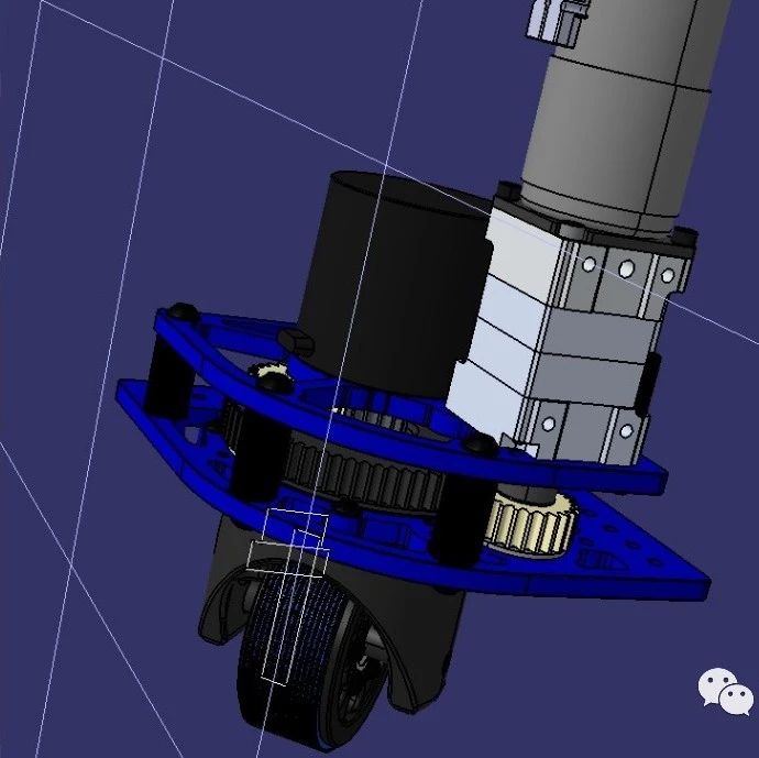 【工程机械】FRC 226 2019机器人车转向机构3D图纸 STP格式