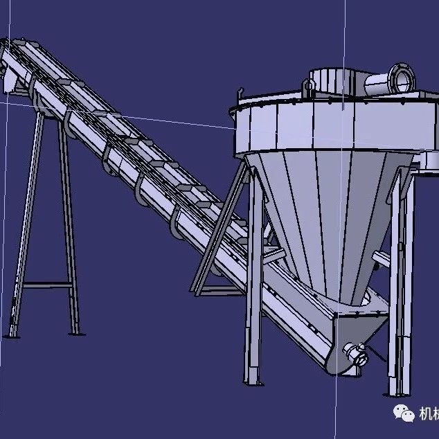 【工程机械】螺旋砂石分离器3D图纸 STEP格式