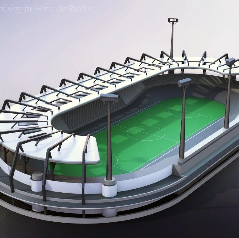 【生活艺术】The Arena体育场简易模型3D图纸 Solidworks设计