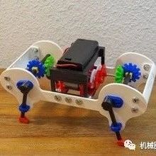 【3D打印】Walking Cat简易四足行走机器人3D图纸 STL格式