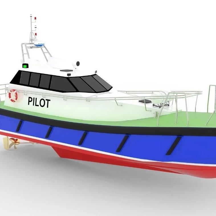 【海洋船舶】pilot-60引航艇造型3D图纸 STP IGS格式