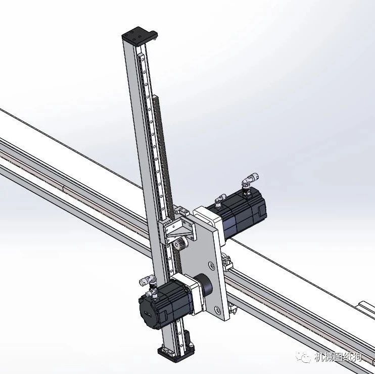 【工程机械】桁架机器人3D数模图纸 Solidworks设计