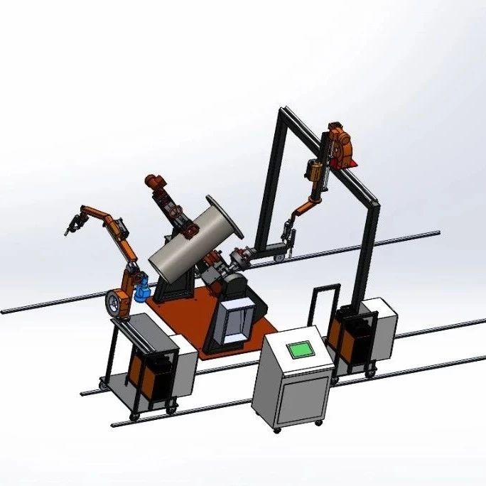 【工程机械】Pipe Maniplator管道操纵设备3D图纸 STEP格式