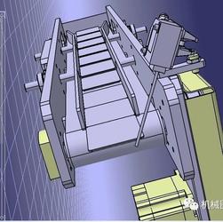 【工程机械】传送带 间距可调型3D数模图纸 STEP格式
