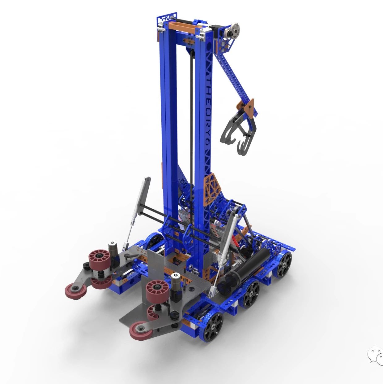 【机器人】Knightkrawler 2018机器人车3D数模图纸 STP格式