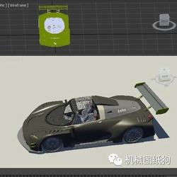 【汽车轿车】Monkfish evo 500g 跑车3D图纸 3ds max设计