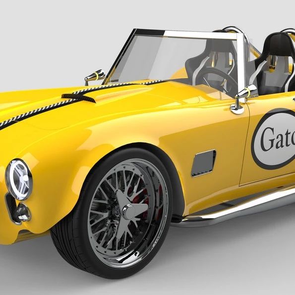 【汽车轿车】AC Shelby Cobra 1967轿车造型3D图纸 RHINO设计
